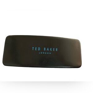 Ted Baker London Eyeglasses Case Hard Shell Black‎ Blue Unisex Case Only